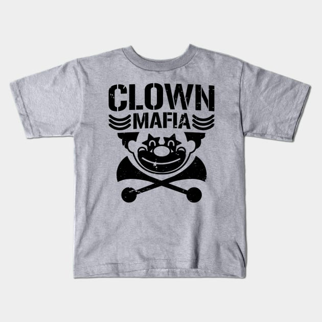 Clown Mafia (black) Kids T-Shirt by JMDCO